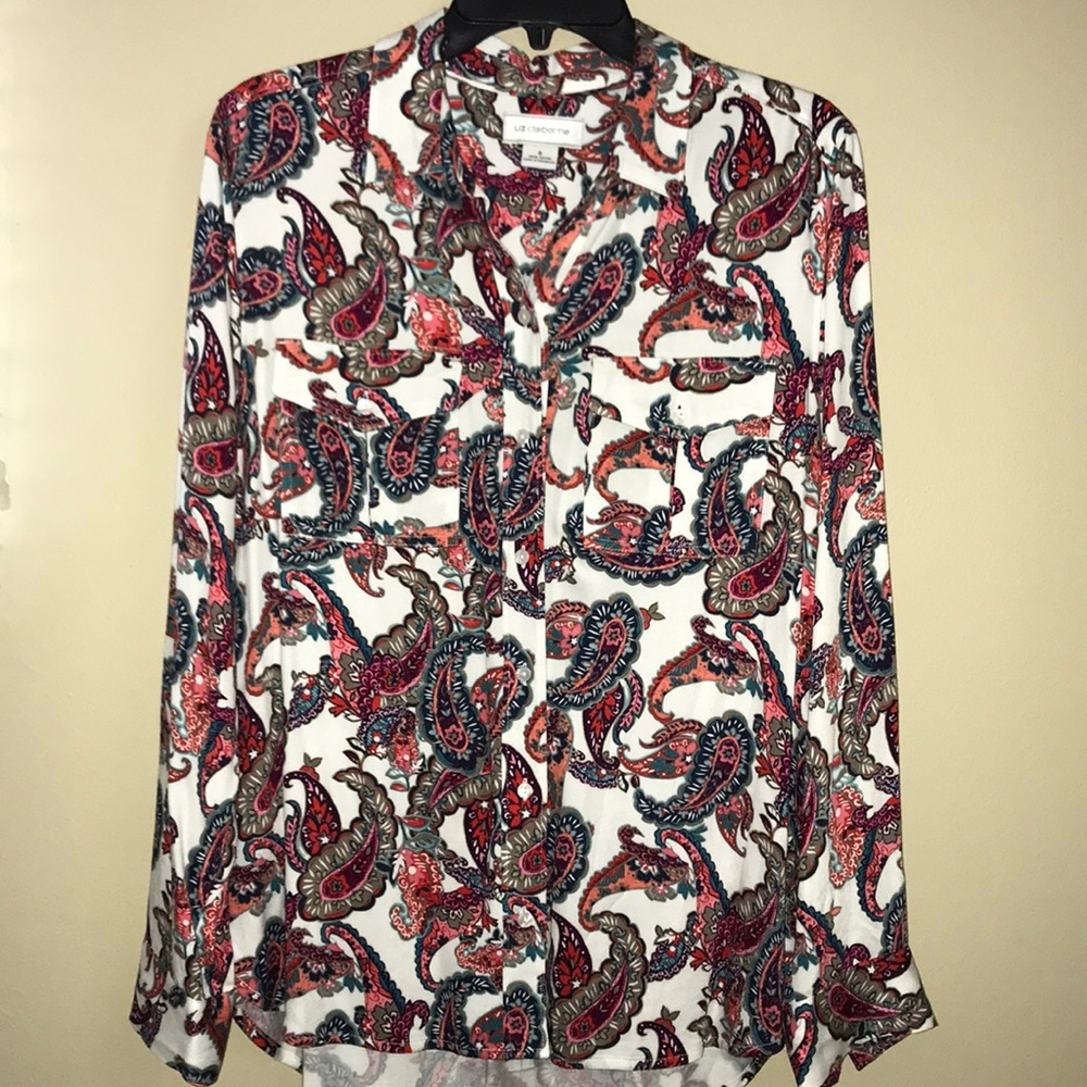 Liz Claiborne paisley blouse.